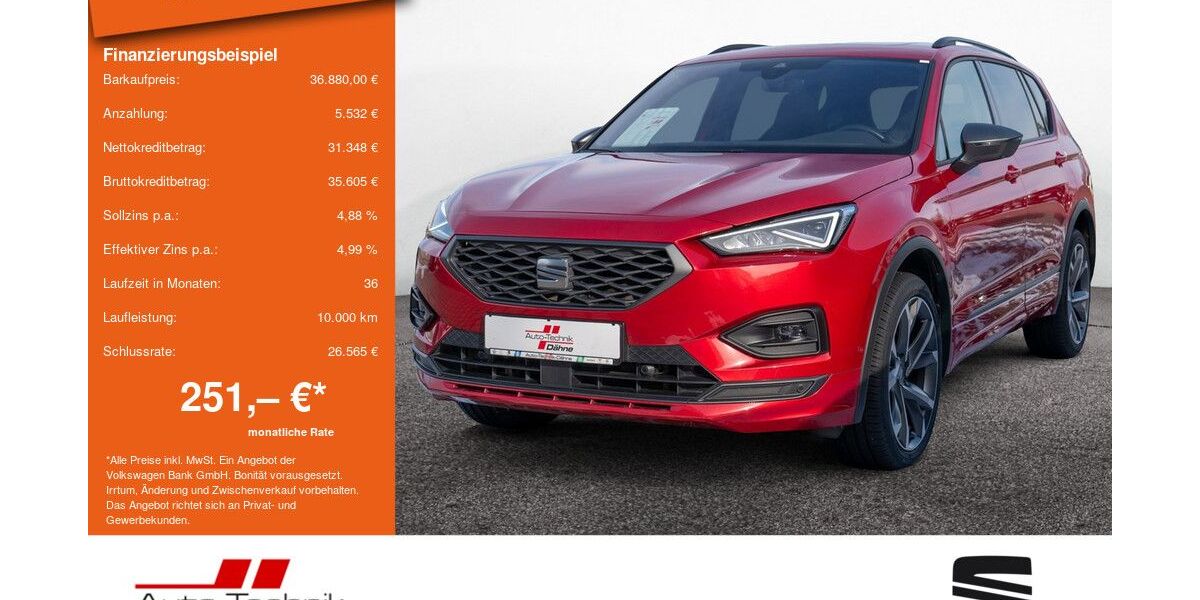 Seat Tarraco 51.200 km 36.880 &euro; Wittenberge 19322
