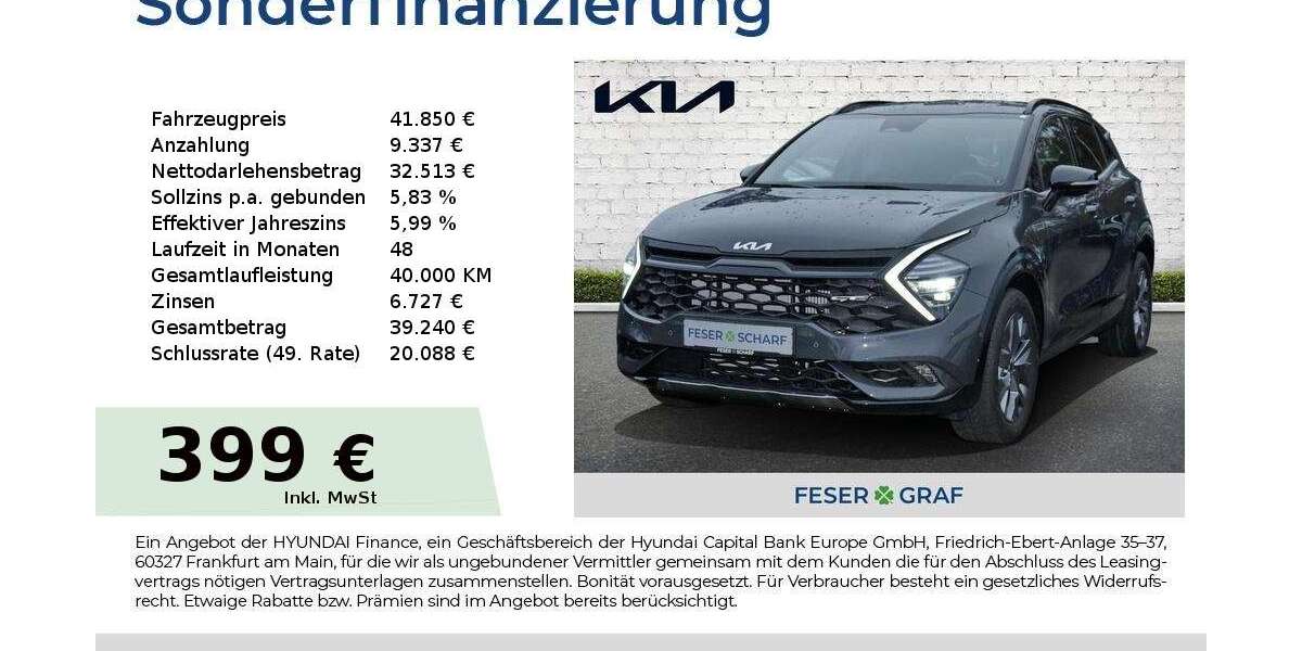 Kia Sportage 4.197 km 41.850 &euro; Hallstadt 96103