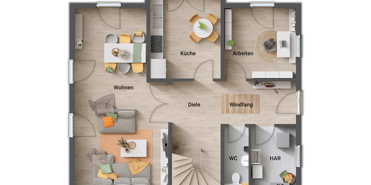 Einfamilienhaus Schloßvippach - 6 Zimmer, 161 m&sup2;, 428.840&euro; | Angebot:25748888