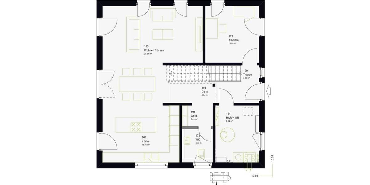 Einfamilienhaus Rottenburg am Neckar Ergenzingen - 5 Zimmer, 162 m&sup2;, 499.869&euro; | Angebot:26307330