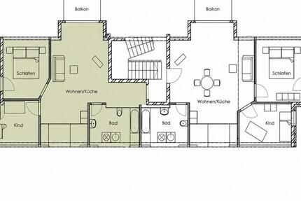 Wohnung Wilsdruff - 3 Zimmer, 71 m&sup2;, 1.136&euro; | Angebot:26647425