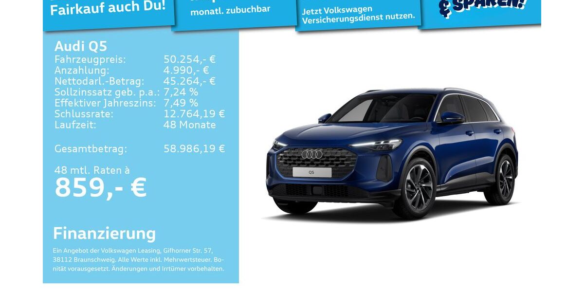 Audi Q5 22.493 km 47.699 &euro; Weinheim 69469