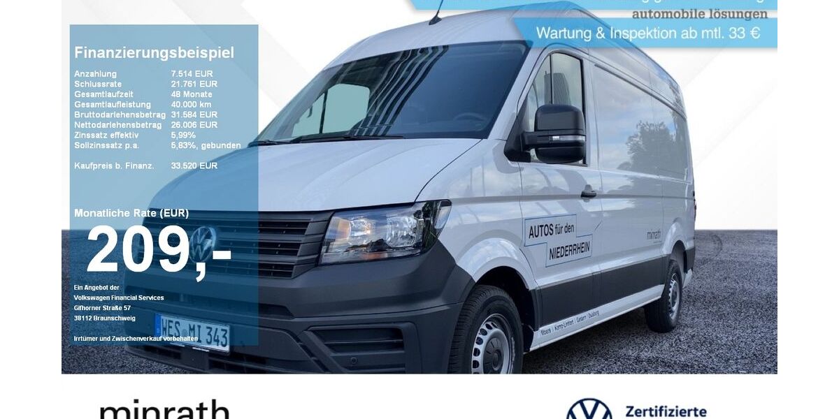 VW Crafter 3.789 km 32.750 &euro; Moers 47441