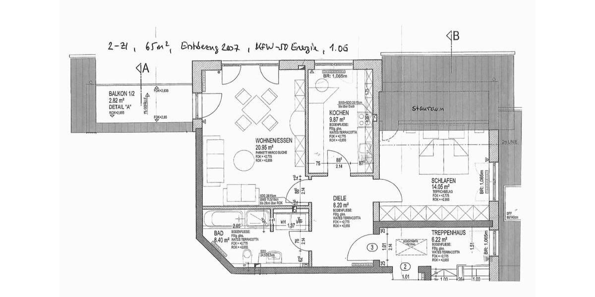 Etagenwohnung Bernhardswald - 2 Zimmer, 65 m&sup2;, 660&euro; | Angebot:26327185