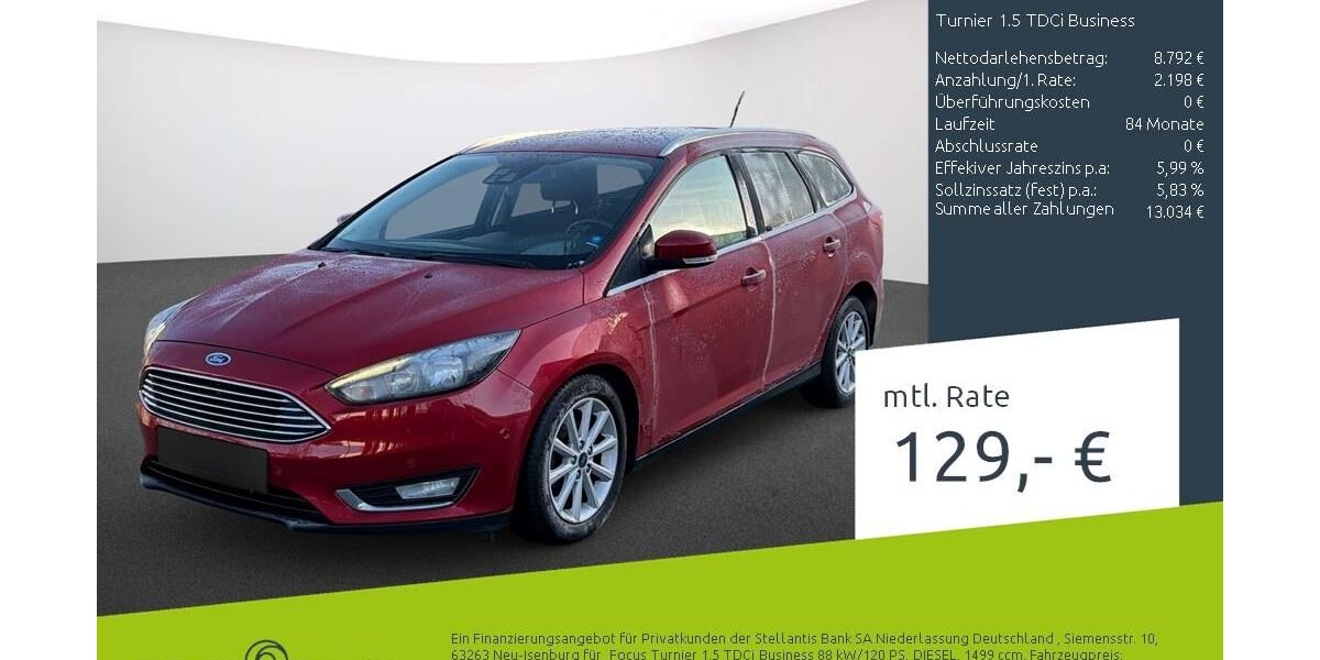 Ford Focus 108.156 km 10.570 &euro; Ahaus 48683