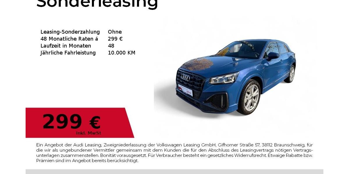 Audi Q2 6.398 km 32.390 &euro; Dessau-Roßlau 06844