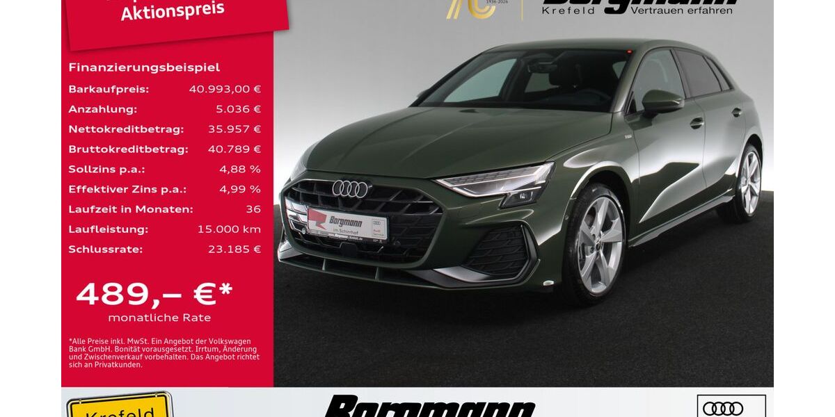 Audi A3 1.010 km 40.993 &euro; Krefeld 47803