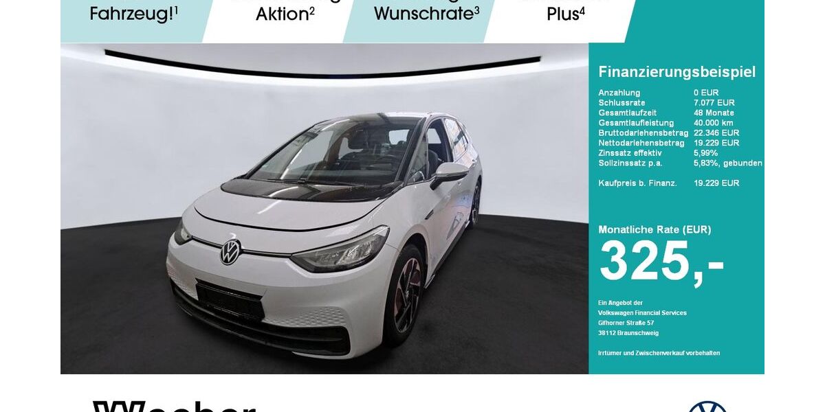 VW ID.3 36.245 km 19.229 &euro; Weil der Stadt 71263