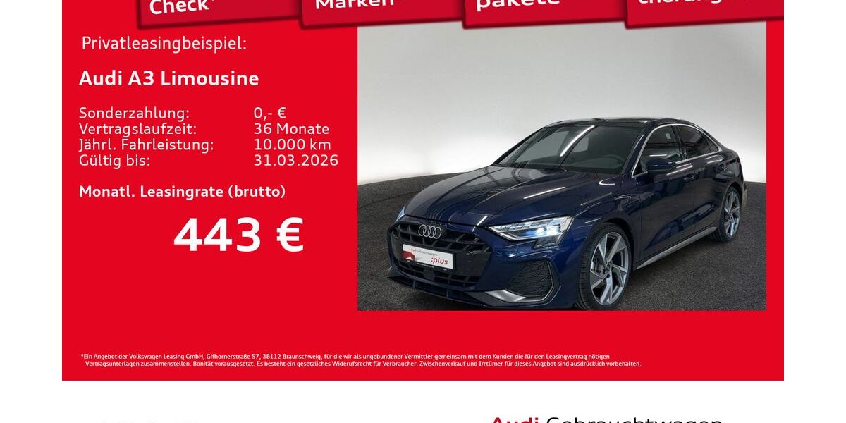 Audi A3 8.727 km 39.950 &euro; Hamburg 20537
