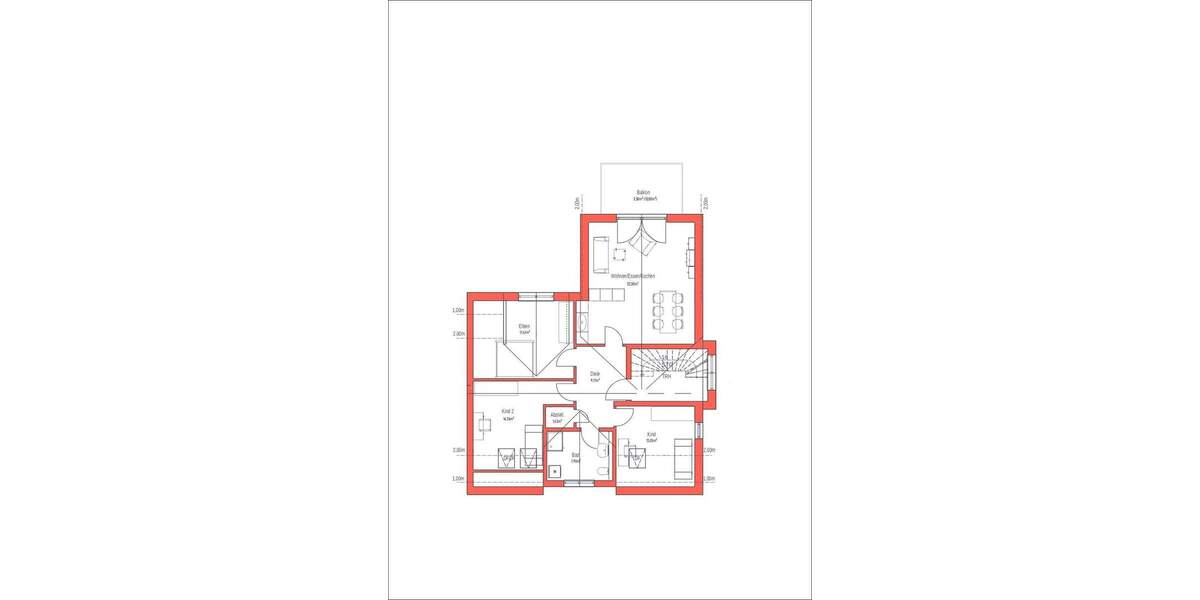 Etagenwohnung Mainaschaff - 4 Zimmer, 100 m&sup2;, 449.000&euro; | Angebot:25747516