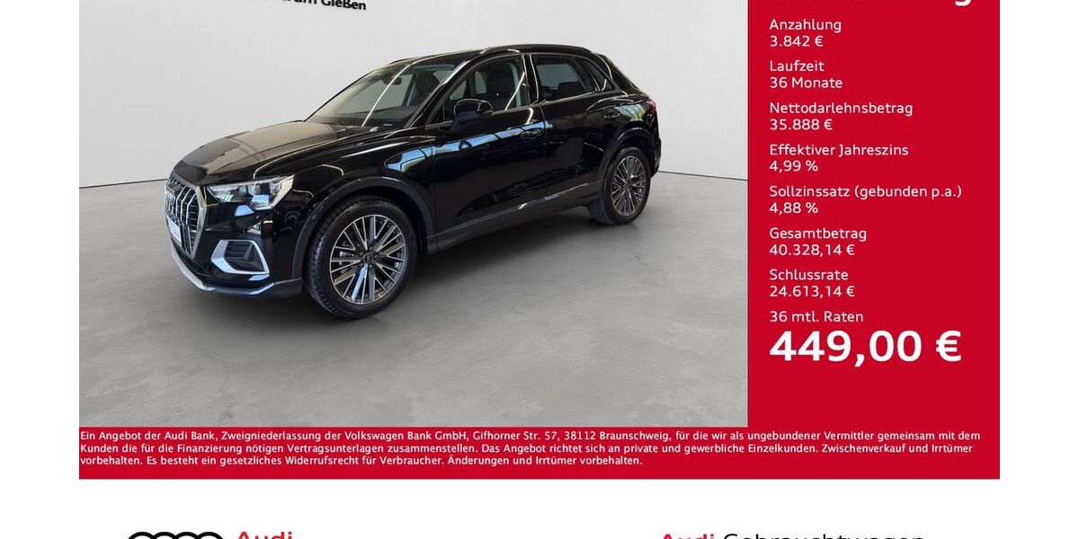 Audi Q3 1.050 km 39.730 &euro; Giessen 35394
