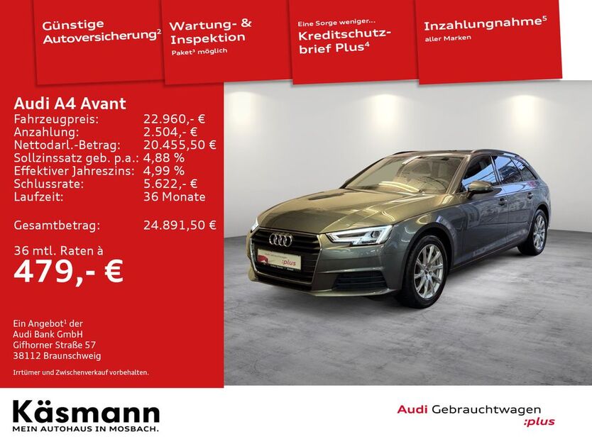 Audi A4 77.701 km 22.960 € Mosbach 74821