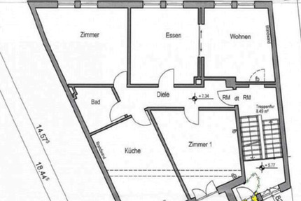 3,5-Zimmer-Wohnung 108m² im Zentrum von Wermelskirchen mit Balkon 3 zimmer