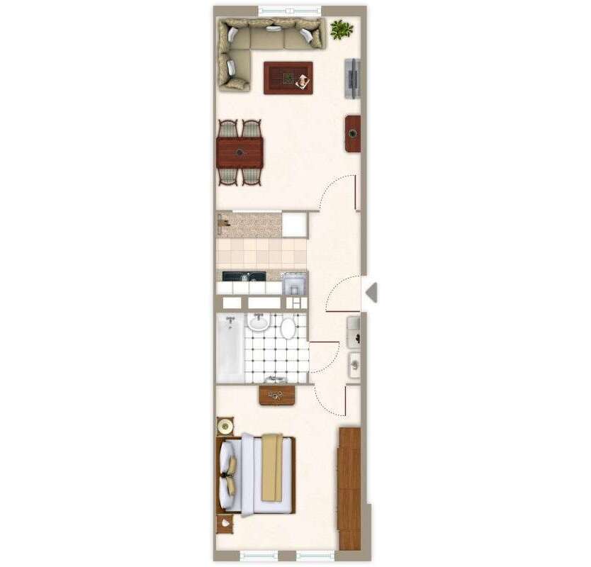 Wohnung zum Mieten in Halberstadt 345 € 43.23 m²