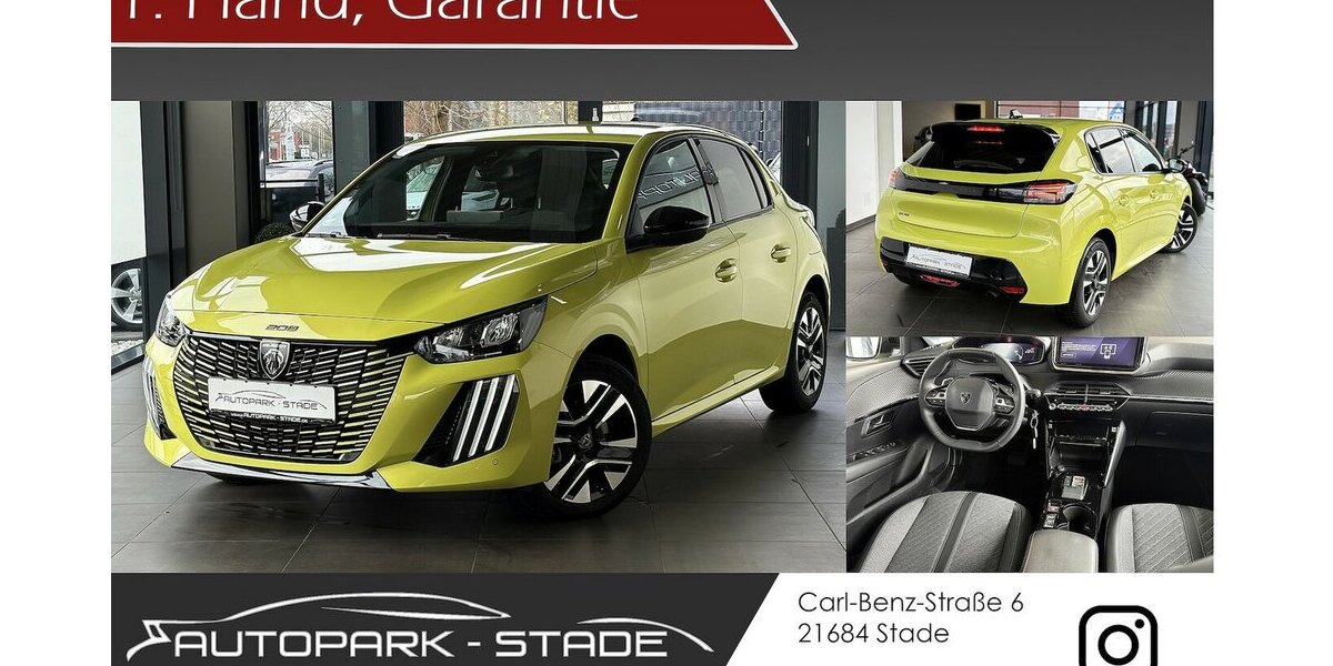 Peugeot 208 GT-Line Allure Automatik LED Sonderlack 11.200 km 18.999 &euro; Stade 21682