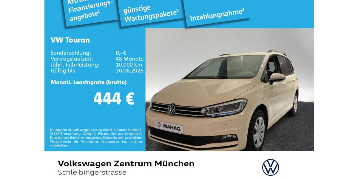 VW Touran 3.000 km 38.990 &euro; München 81669