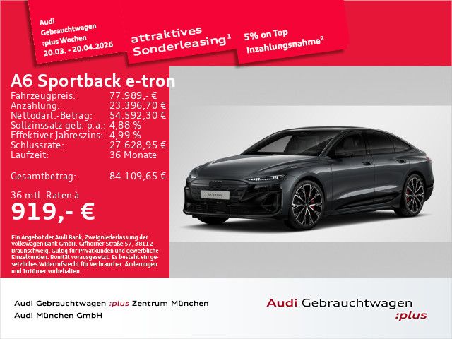 Audi A6 e-tron 11.367 km 77.989 &euro; Eching 85386