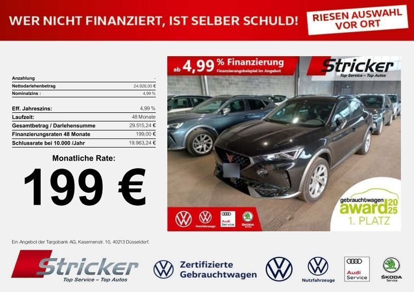 Cupra Formentor 22.139 km 24.928 € Detmold 32760