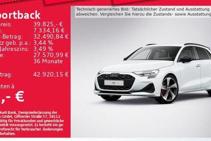 Audi A3 14.472 km 37.267 € Eching 85386