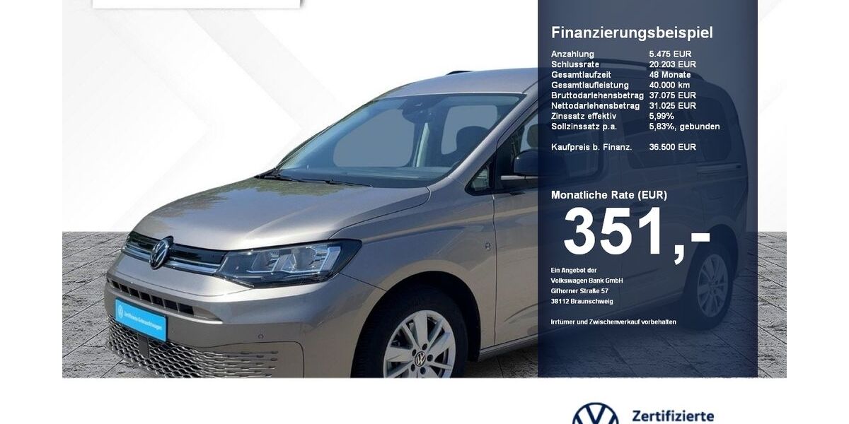 VW Caddy 5.435 km 36.500 &euro; Erding 85435