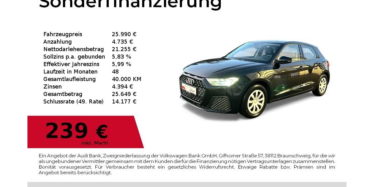 Audi A1 6.105 km 24.290 &euro; Dessau-Roßlau 06844