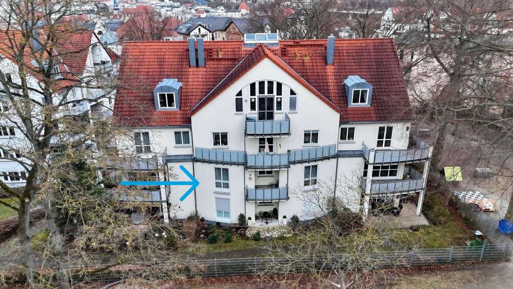 Etagenwohnung Jena Burgau - 2 Zimmer, 53 m&sup2;, 219.000&euro; | Angebot:25392952