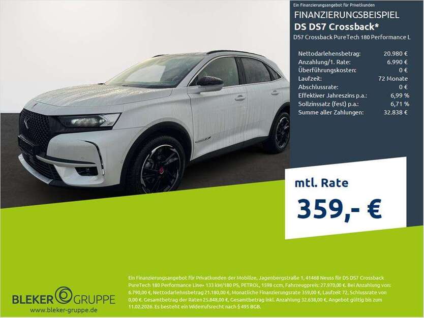 DS Automobiles DS 7 Crossback 27.972 km 27.970 € Dortmund 44263