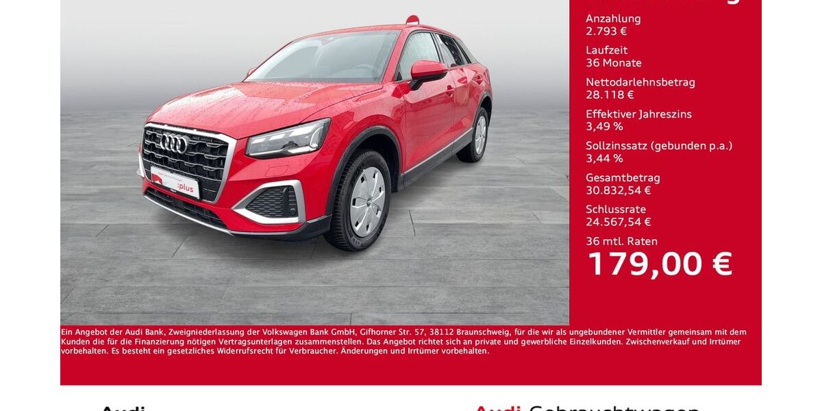 Audi Q2 16.678 km 30.788 € Dortmund 44143