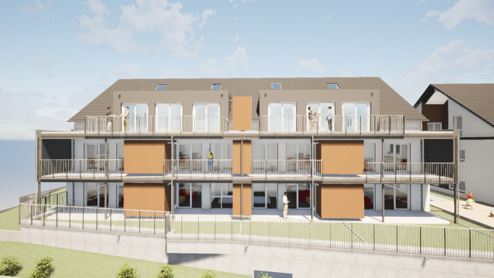 Etagenwohnung Giengen an der Brenz Hohenmemmingen - 3 Zimmer, 77 m&sup2;, 975&euro; | Angebot:26886006