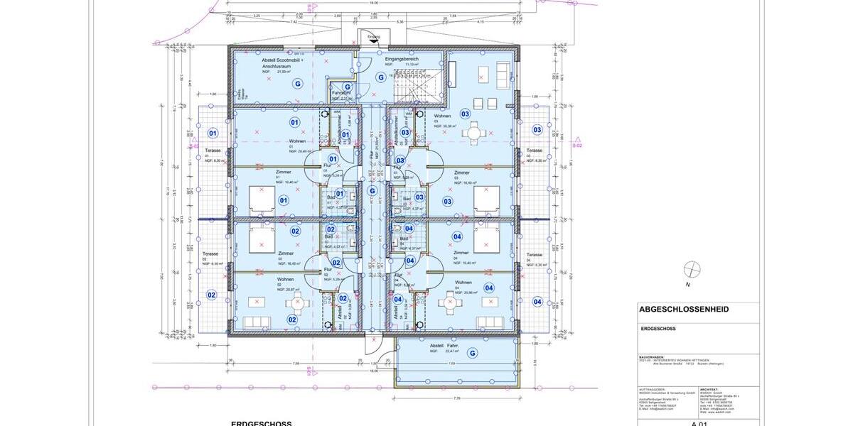 Erdgeschoßwohnung Buchen (Odenwald) - 2 Zimmer, 57 m&sup2;, 171.900&euro; | Angebot:27006242
