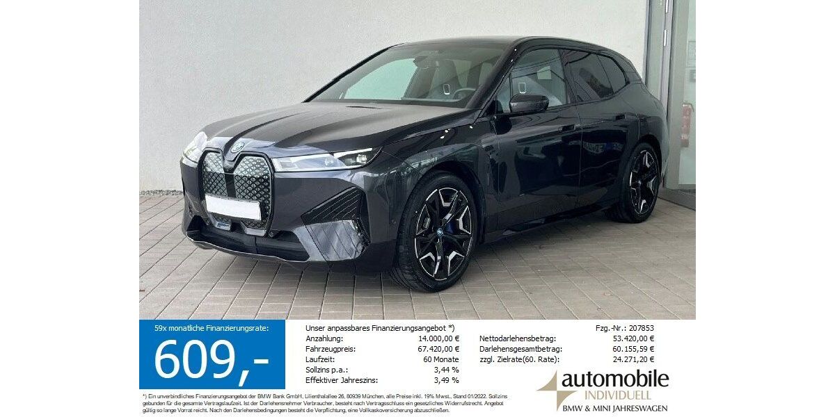 BMW iX 16.200 km 66.840 € Paderborn 33100