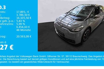 VW ID.3 53.800 km 17.895 € Gersthofen 86368