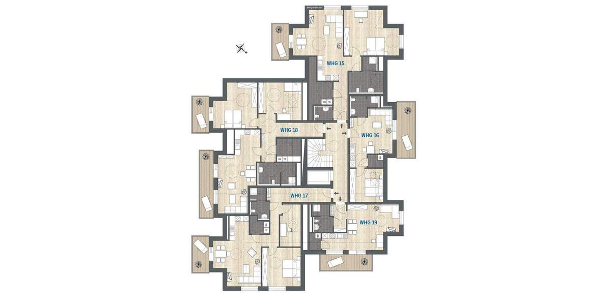 Etagenwohnung Werlte Wehm - 2 Zimmer, 54 m&sup2;, 199.000&euro; | Angebot:25674331