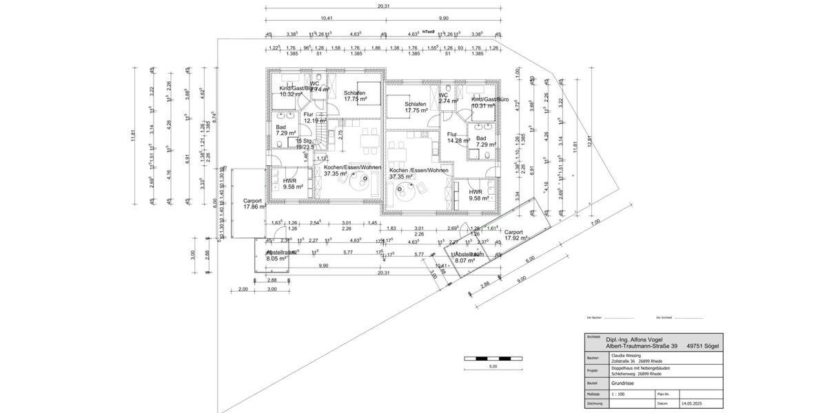 Bungalowhälfte zur Miete 3 zimmer