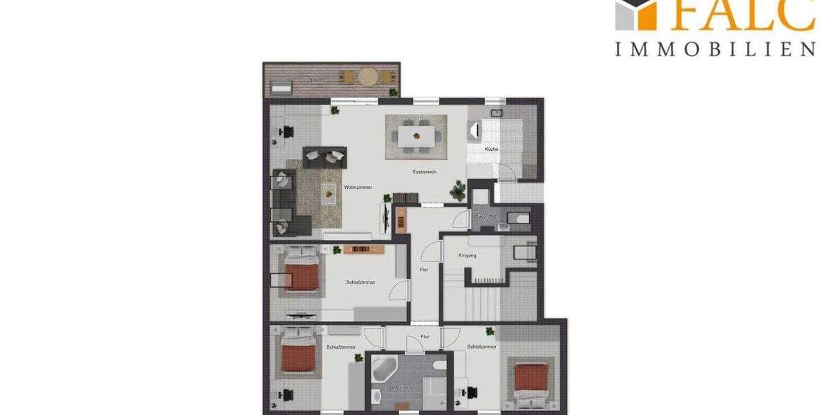 Etagenwohnung Ruppichteroth Schönenberg - 4 Zimmer, 118 m&sup2;, 329.000&euro; | Angebot:25800571