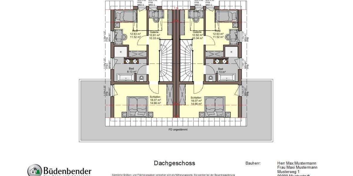 Modernes Haus für zwei FamilienGenerationen o. als Doppelhaus im schönen Hamburg. Individuell planbar. - Doppelhaushälfte Hamburg Poppenbüttel | Angebot:26111387