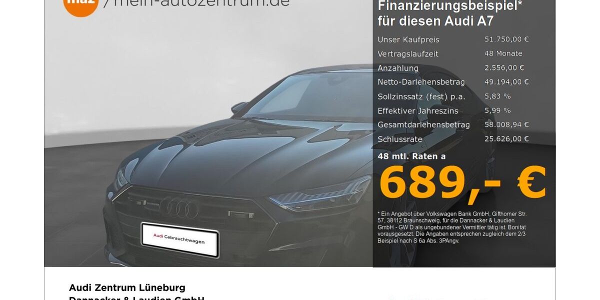 Audi A7 47.864 km 49.980 &euro; Lüneburg 21337