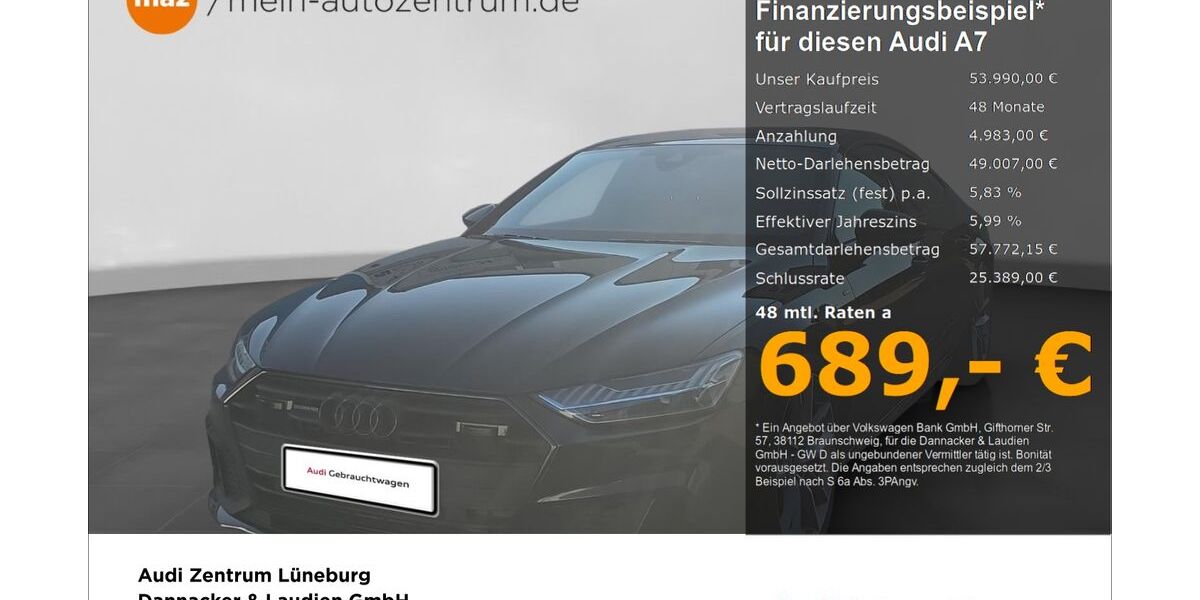 Audi A7 47.864 km 53.990 &euro; Lüneburg 21337