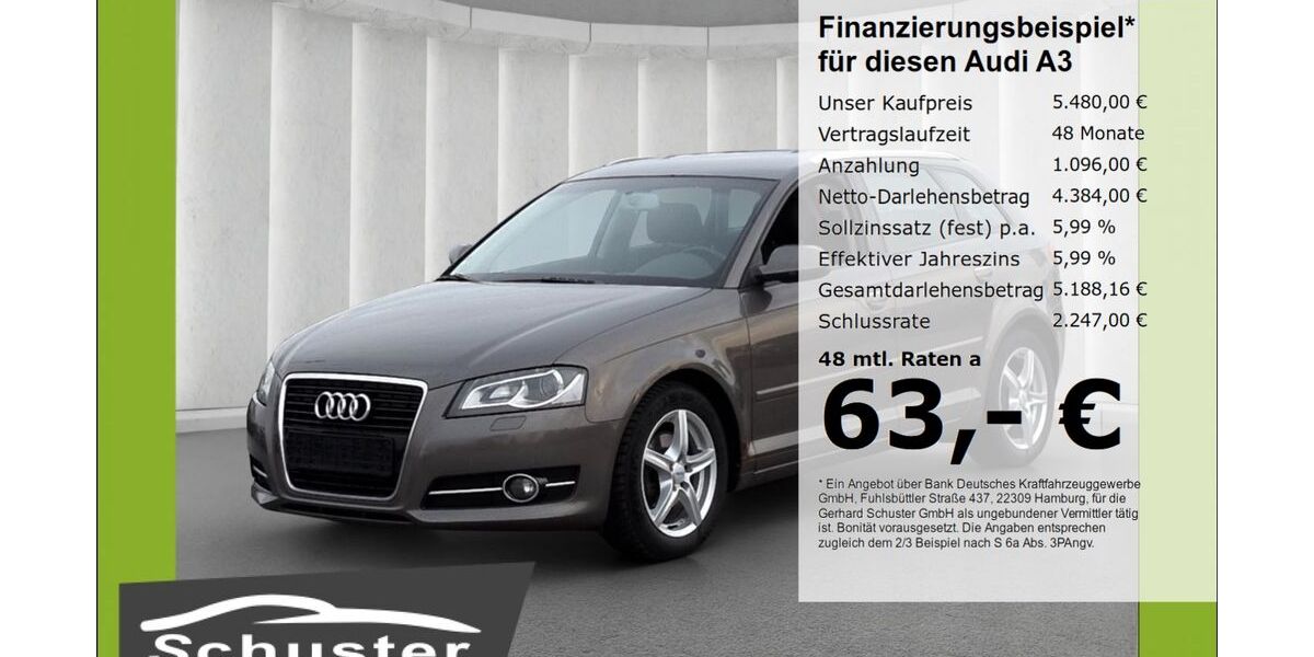 Audi A3 318.653 km 5.480 &euro; Ruhstorf 94099