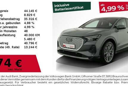 Audi Q4 e-tron 7.797 km 44.145 &euro; Nürnberg 90441
