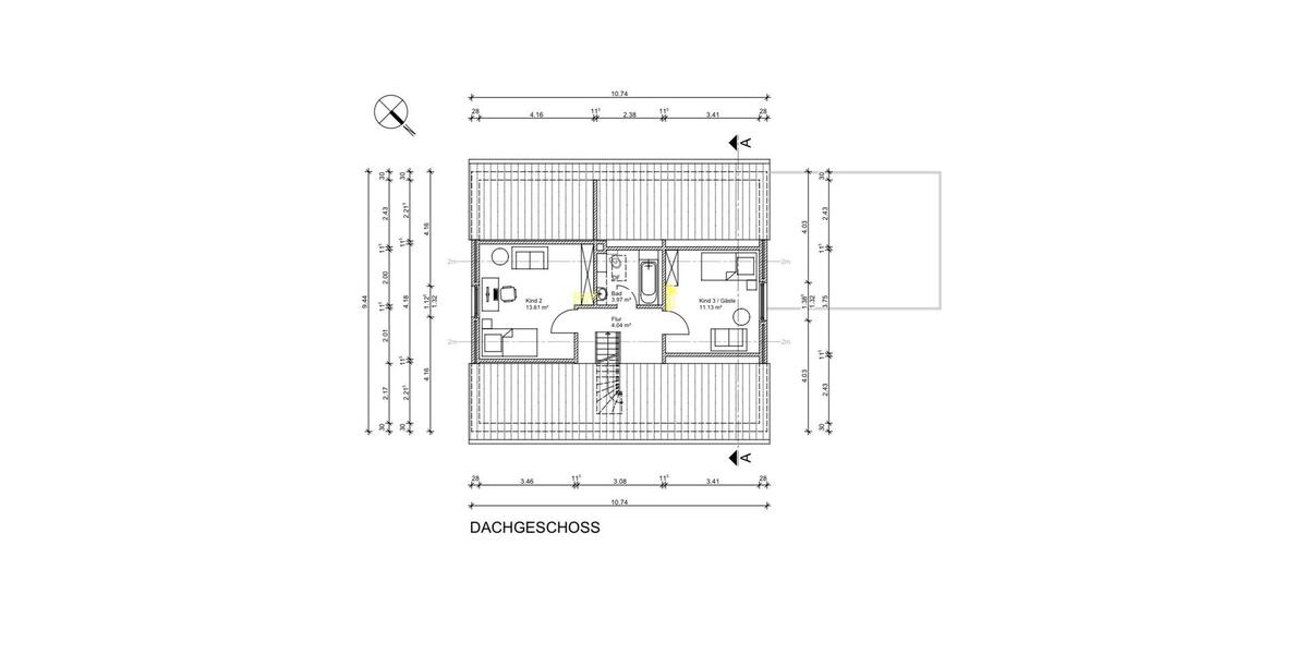 Maisonettenwohnung Wilhelmshaven Fedderwardergroden - 5 Zimmer, 117 m&sup2;, 1.200&euro; | Angebot:26023158