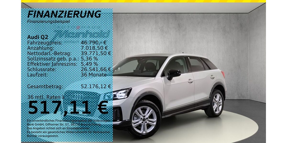 Audi Q2 5.000 km 45.200 &euro; Auerbach/Rebesgrün 08209