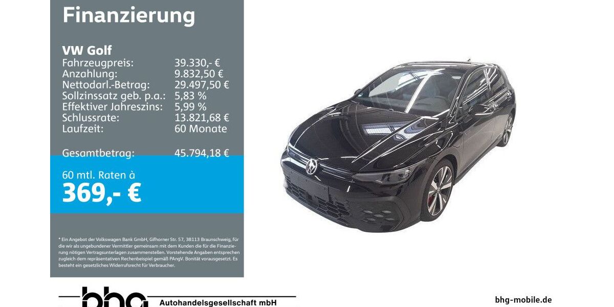 VW Golf 17.082 km 39.330 &euro; Albstadt 72458