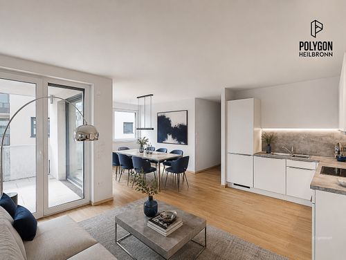 Etagenwohnung Heilbronn Kernstadt - 4 Zimmer, 96 m&sup2;, 1.465&euro; | Angebot:22486056