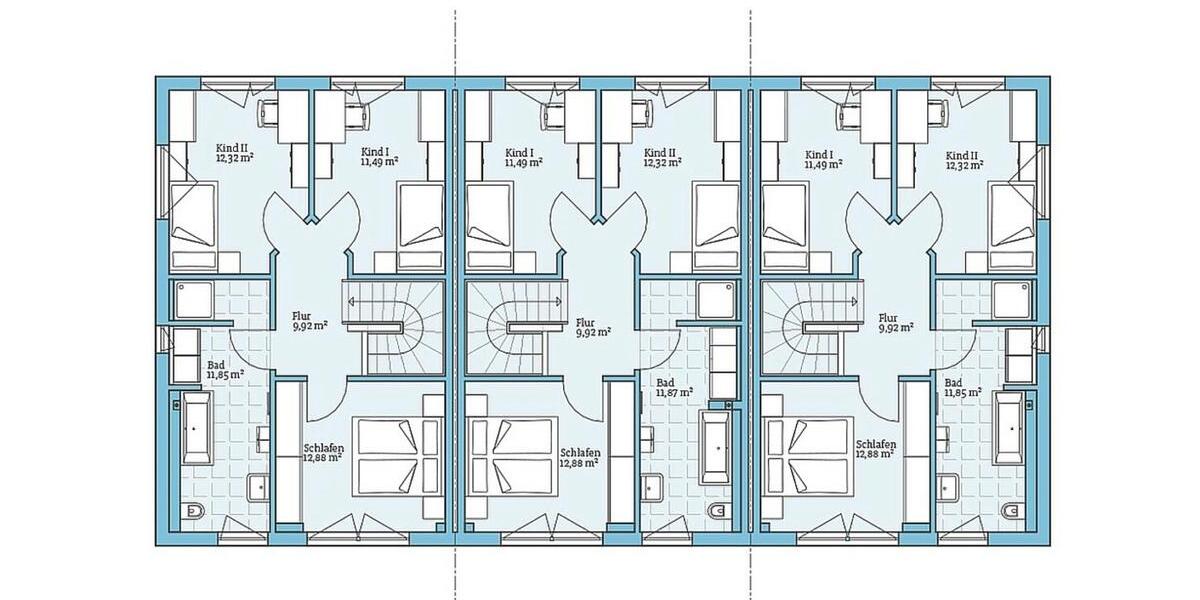 Neubau-Reihenhaus in Dorfen – Bahnhofsnähe | QNG & KfW40 5 zimmer