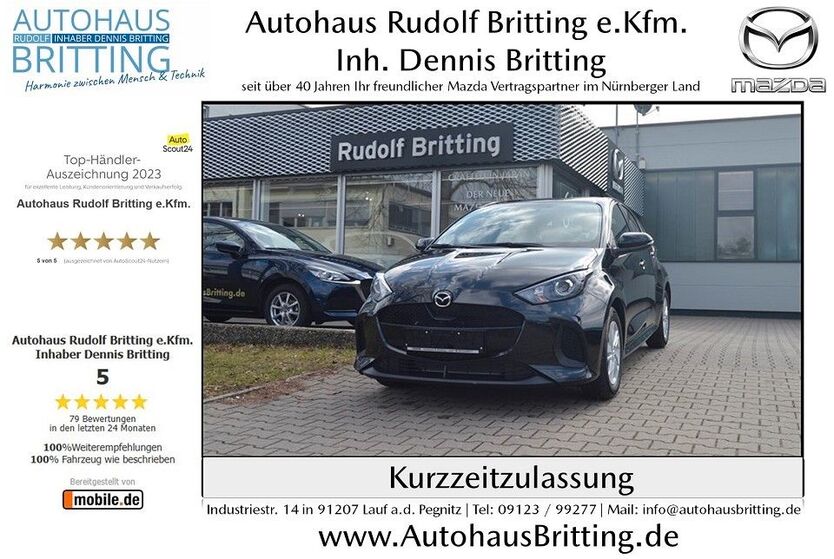 Mazda 2 Hybrid 9.000 km 22.490 € Lauf 91207