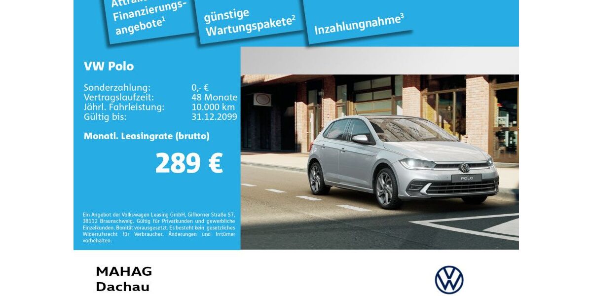 VW Polo 3.000 km 25.380 &euro; Dachau 85221