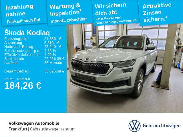 Skoda Kodiaq 62.342 km 31.550 &euro; Frankfurt 60326