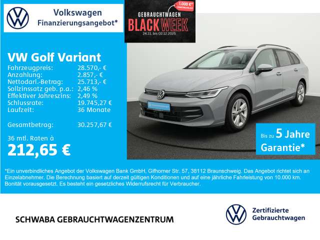 VW Golf Variant 4.900 km 28.570 € Gersthofen 86368