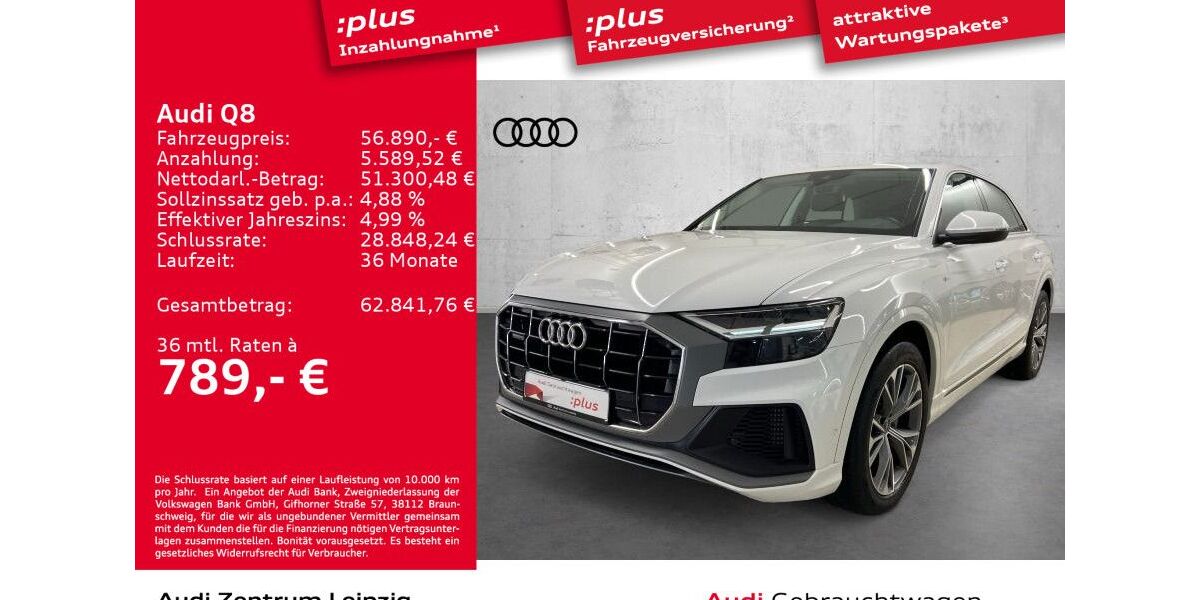 Audi Q8 55.599 km 56.890 &euro; Leipzig 04129